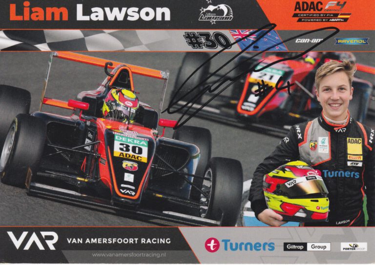 Liam Lawson VAR 2018 Card
