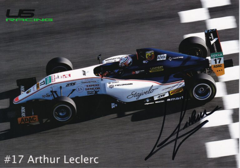 Arthur Leclerc US Racing 2019 Card