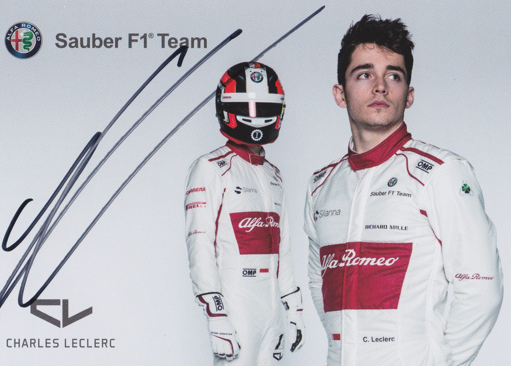 Charles Leclerc Sauber 2018 Card