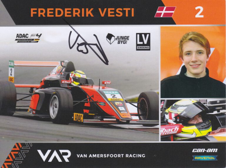 Frederik Vesti 2017 Van Amersfoort Racing
