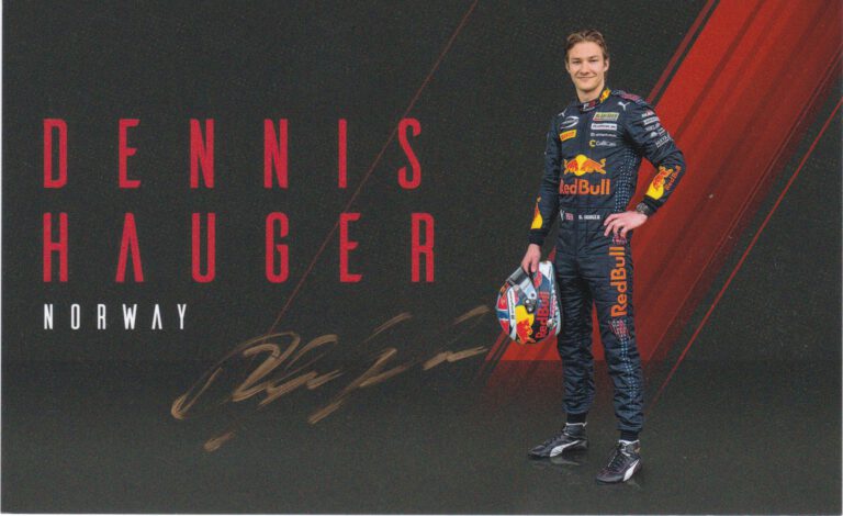Dennis Hauger Red Bull Junior Team 2021