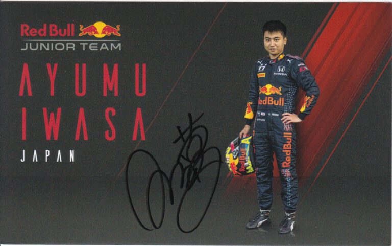 Ayumu Iwasa Red Bull Junior Team 2021