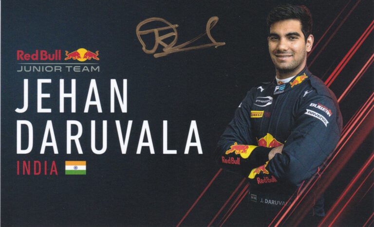 Jehan Daruvala 2022 Red Bull Junior Team 2022