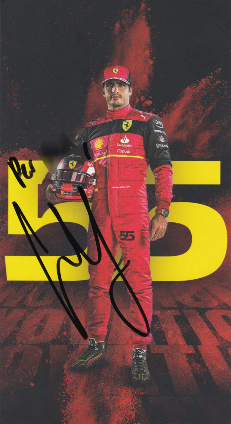 Carlos Sainz Scuderia Ferrari 2022