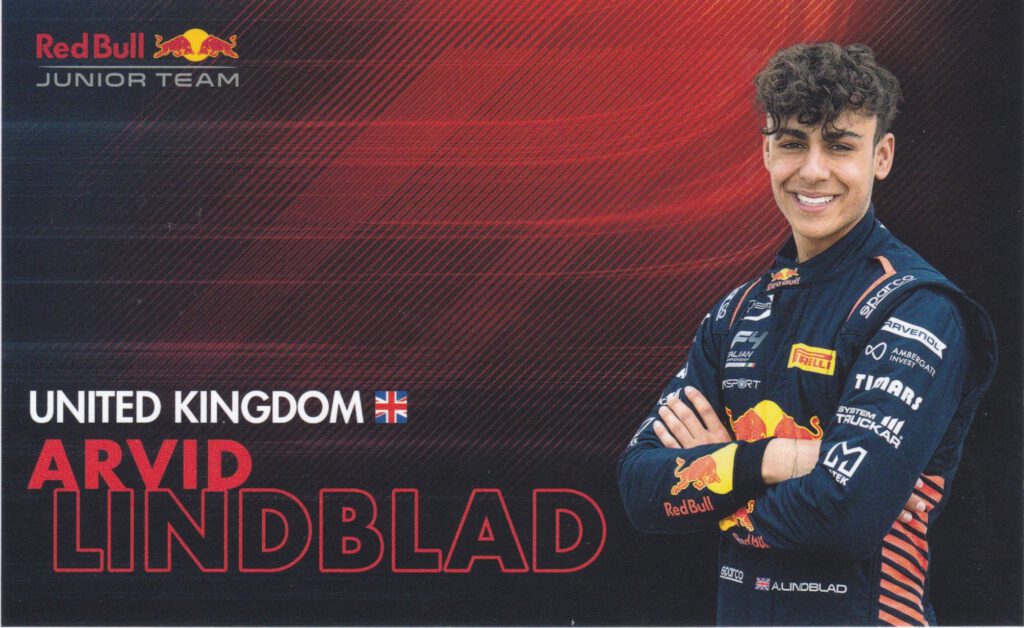 Arvid Lindblad Red Bull Junior Team 2023