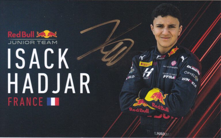 Isack Hadjar Red Bull Junior Team 2022