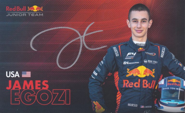 James Egozi Red Bull Junior Team 2024